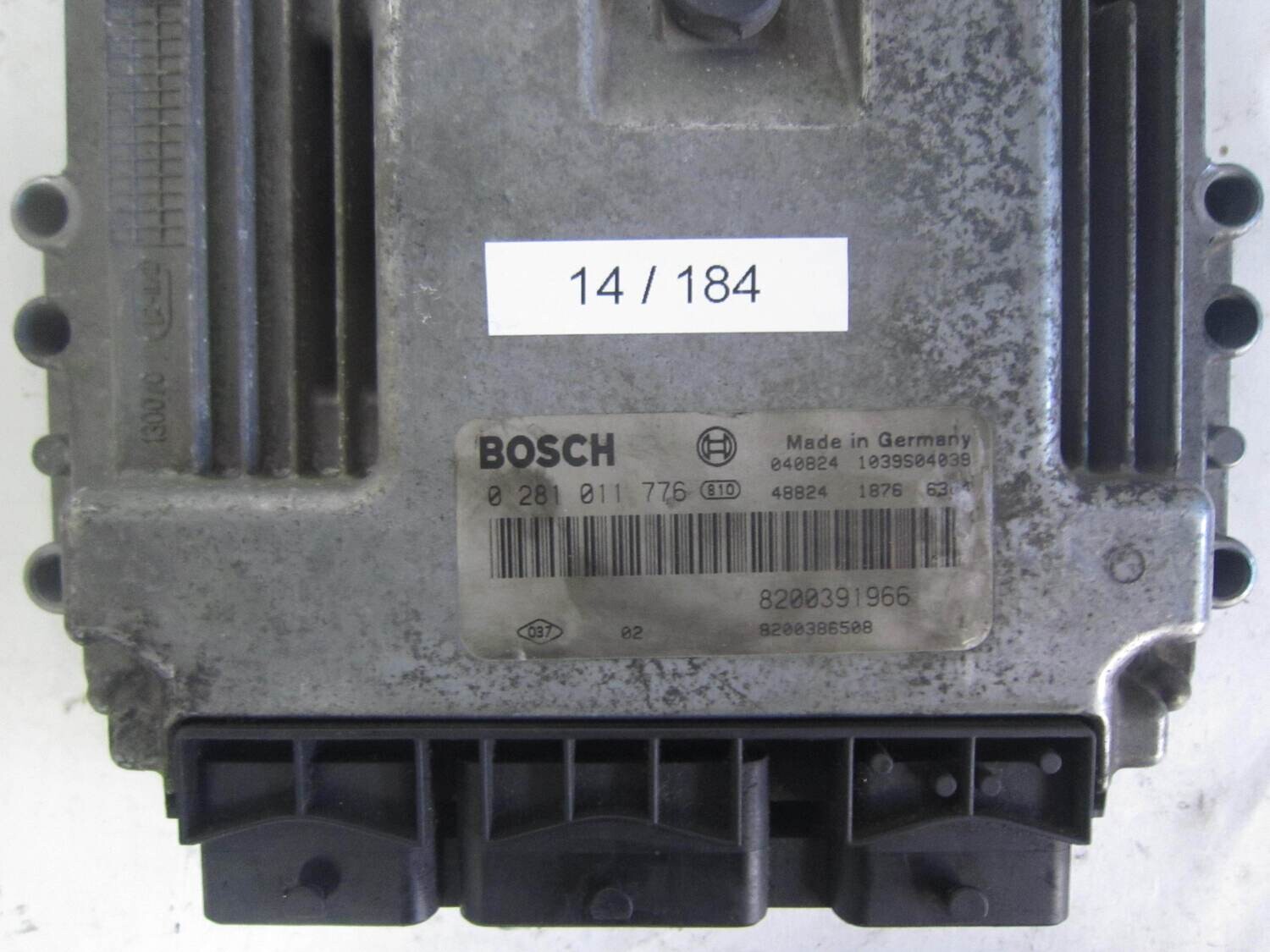 14-184 Centralina Motore Bosch 0281011776 0 281 011 776 8200391966  1039S04039  8200386508    RENAULT  MEGANE_ SCENIC_ 1.9_ DCI