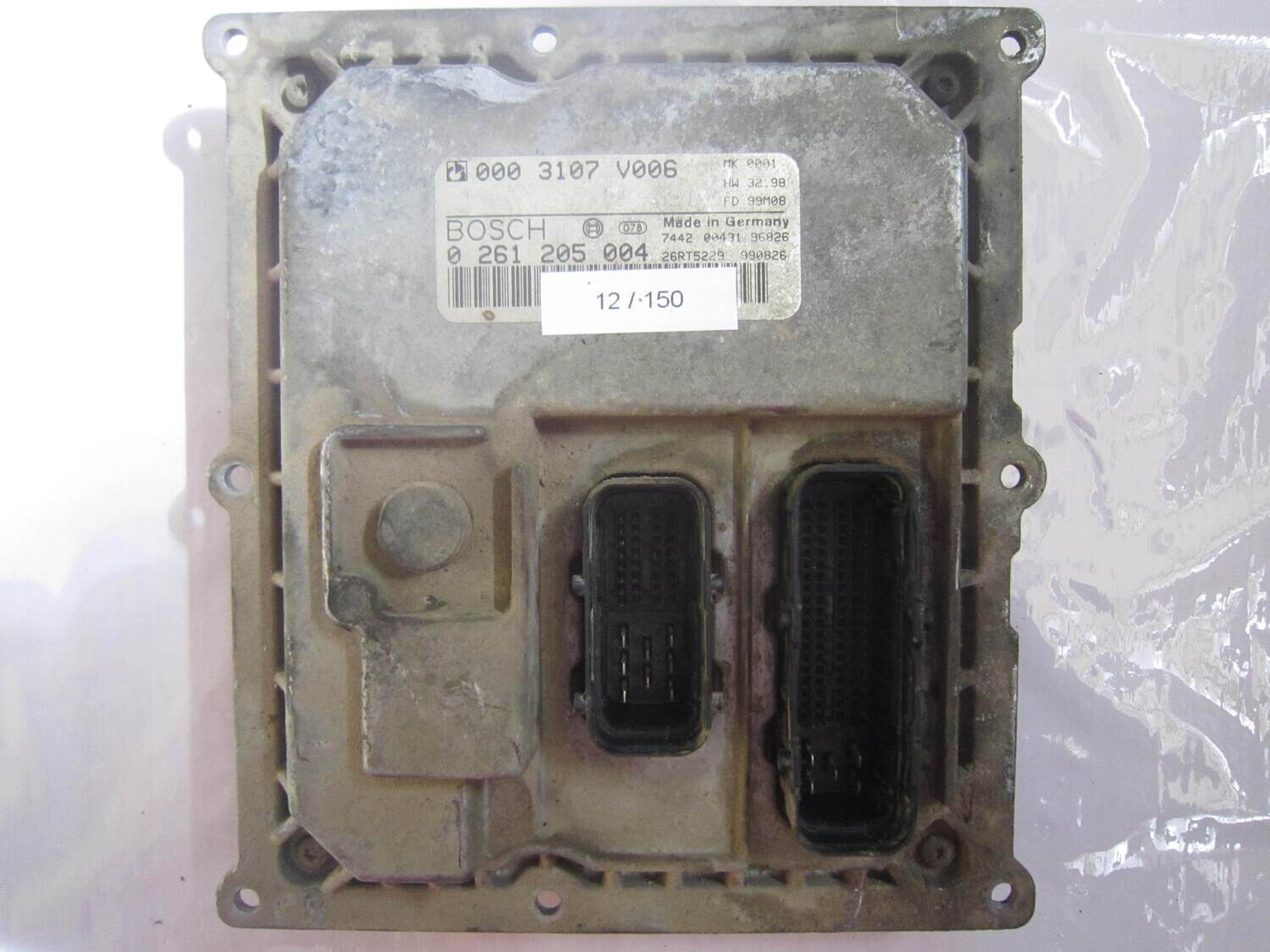 12-150 Centralina Motore Bosch 0 261 205 004 0261205004 000 3107 V006 0003107V006 26RT5229 SMART Benzina FORTWO 450 0.7