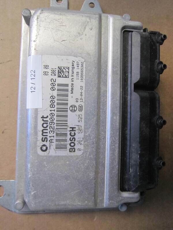 12-122 Centralina Motore Bosch 0 261 S09 525 0261S09525 A1329001800 1039S65302 SMART Benzina FORTWO 451 1.0