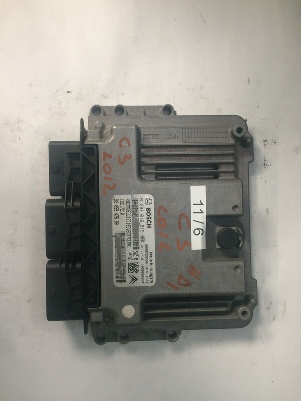 11-6 Centralina Motore Bosch 0 281 019 819 0281019819 9805947680 1039S60834 EDC17C10 CITROEN / PEUGEOT Diesel VARIE 1.6