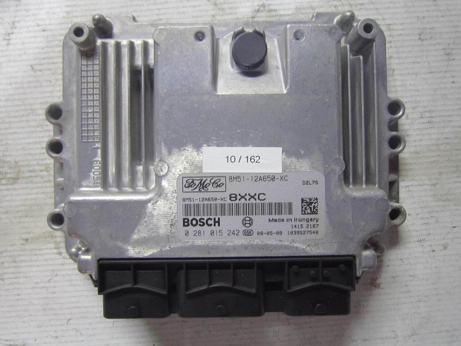 10-162 Centralina Motore Bosch 0 281 015 242 0281015242 8M51 12A650 XC 8M5112A650XC 1039S27540 8XXC FORD Diesel FOCUS 1.6