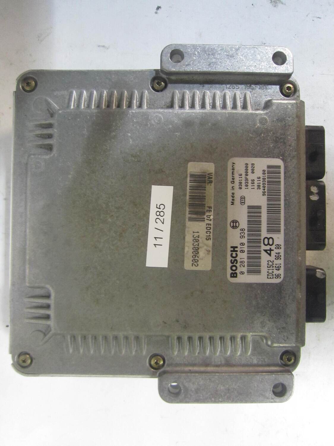11-285 Centralina Motore Bosch 0 281 010 938 0281010938 96 461 964 80 9646196480 1039F00000 EDC15C2 CITROEN / PEUGEOT VARIE