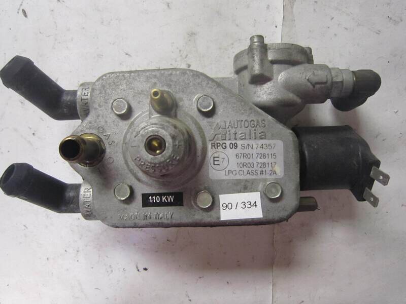 90-334 Riduttore di Pressione gpl Aitalia RPG 09 RPG09 67R01 728115 67R01728115 10R03 728117 Benzina/GPL