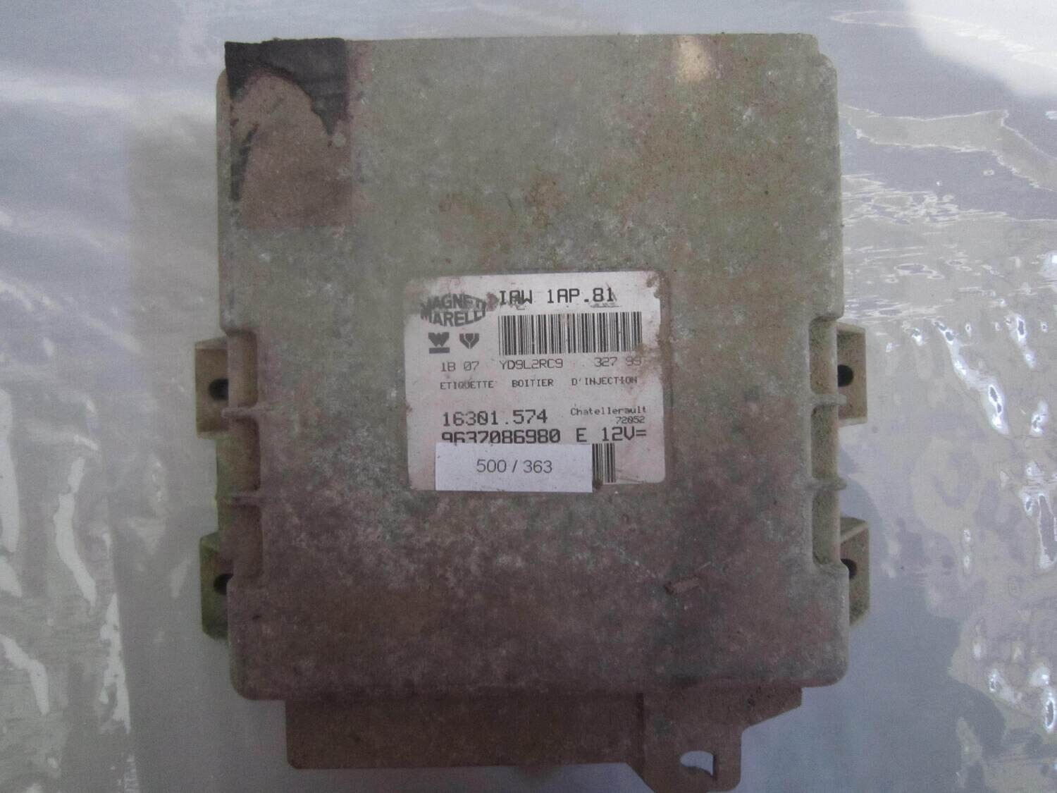 500-363 Centralina Motore Magneti Marelli IAW 1AP.81 IAW1AP.81 16301.574 9637086980    CITROEN / PEUGEOT DIESEL VARIE