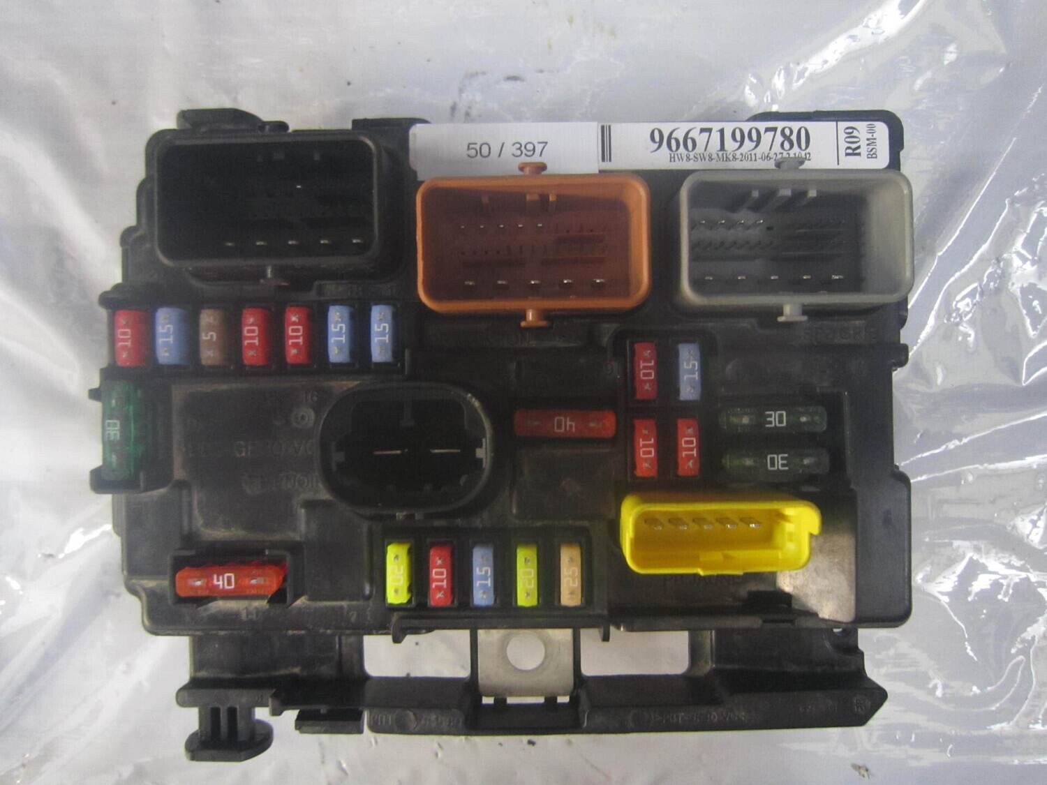 50-397 Body Computer Valeo 9667199780   BSM-R09-00 HW8 SW8  CITROEN / PEUGEOT GENERICA VARIE