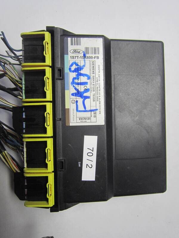 70-2 Centralina Allarme Ford 1S7T-15K600-FB 1S7T15K600FB 5WK4 8730B 5WK48730B FOCUS