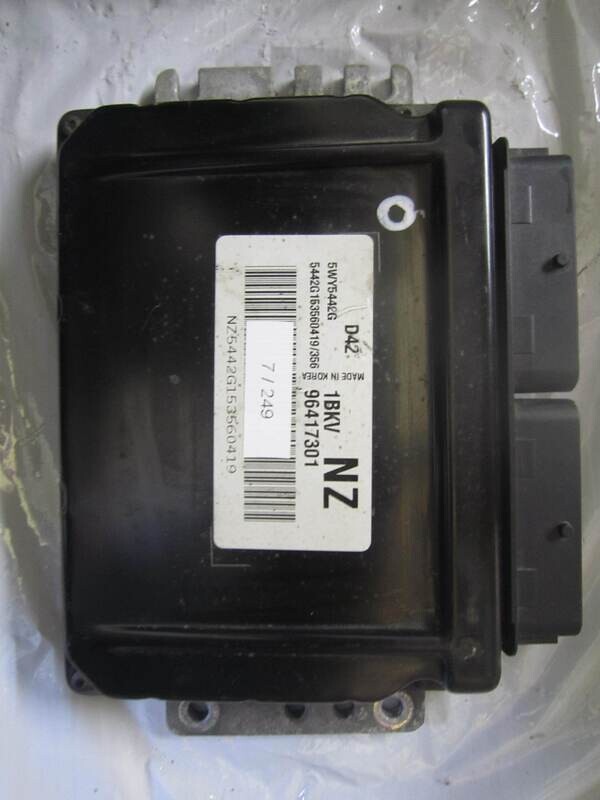7-249 Centralina Motore Chevrolet 5WY5442G 96417301 1BKV  NZ Benzina MATIZ