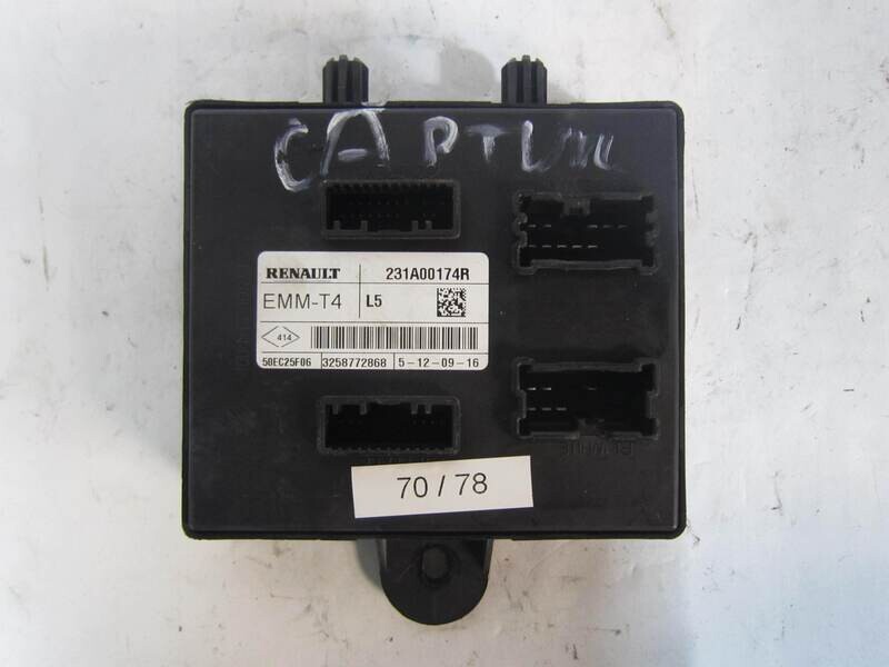 70-78 Modulo Controllo BCM Renault EMM-T4 EMMT4 231A07345R L5 VARIE