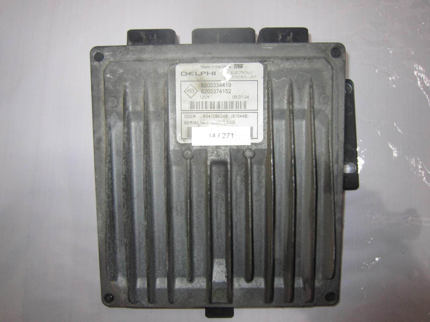 14-271 Centralina Motore Delphi R0410B024B 8200334419 8200374152 81044B RENAULT Diesel MEGANE 1.5