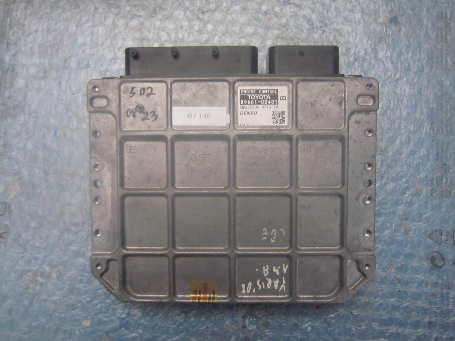 6-148 Centralina Motore Denso 89661-0D401 896610D401 MB275300-4770    TOYOTA Diesel YARIS