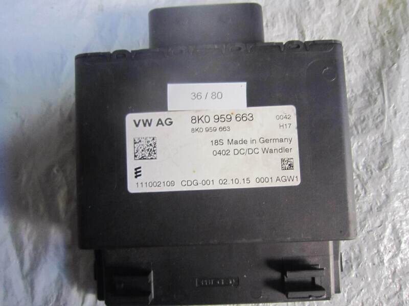 36-80 CONVERTITORE DI TENSIONE VOLKSWAGEN 8K0 959 663 8K0959663 AUDI VARIE