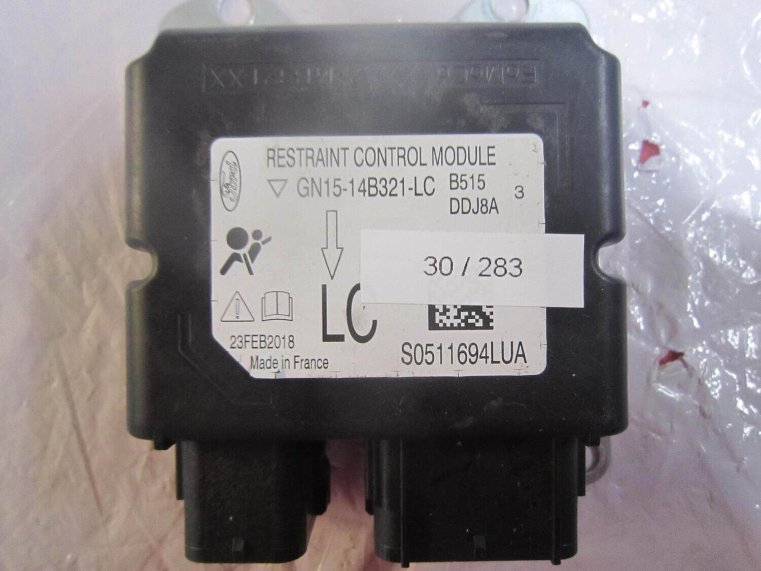 30-283 Centralina Airbag Ford GN15-14B321-LC GN1514B321LC B515 DDJ8A   FORD Generica ECOSPORT