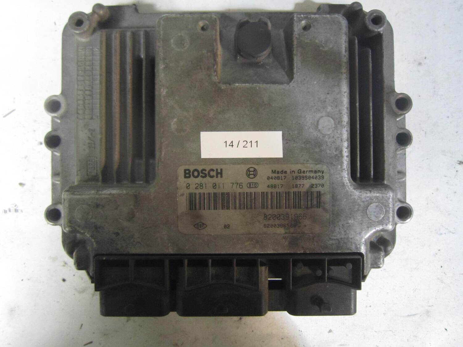 14-211 Centralina Motore Bosch 0 281 011 776 0281011776 8200391966 1039S04039 8200386508 RENAULT Diesel MEGANE SCENIC 1.9