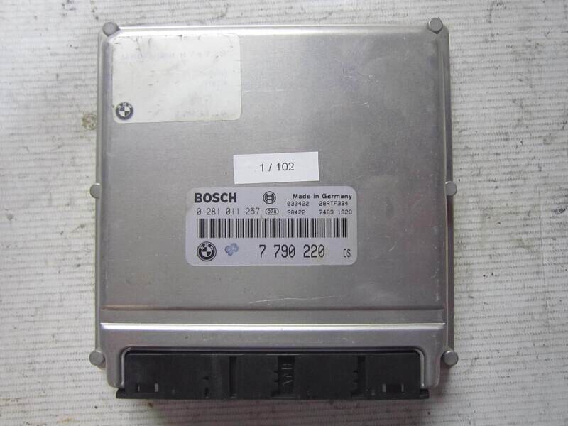 1-102 Centralina Motore Bosch 0 281 011 257 0281011257 7 790 220 7790220 28RTF334 BMW Diesel X 5
