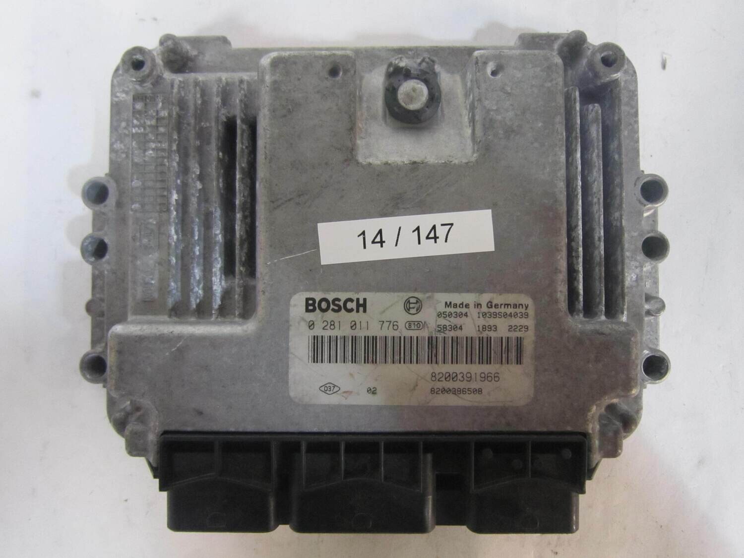 14-147 Centralina Motore Bosch 0281011776 0 281 011 776 8200391966  1039S04039  8200386508    RENAULT  MEGANE_ SCENIC_ 1.9_ DCI