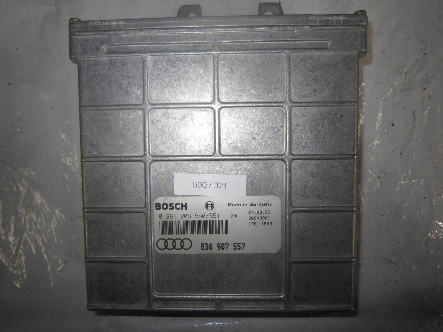 500-321 Centralina Motore Bosch 0 261 203 550/551 0261203550551 8D0907557 26SA3901 AUDI Benzina A 4