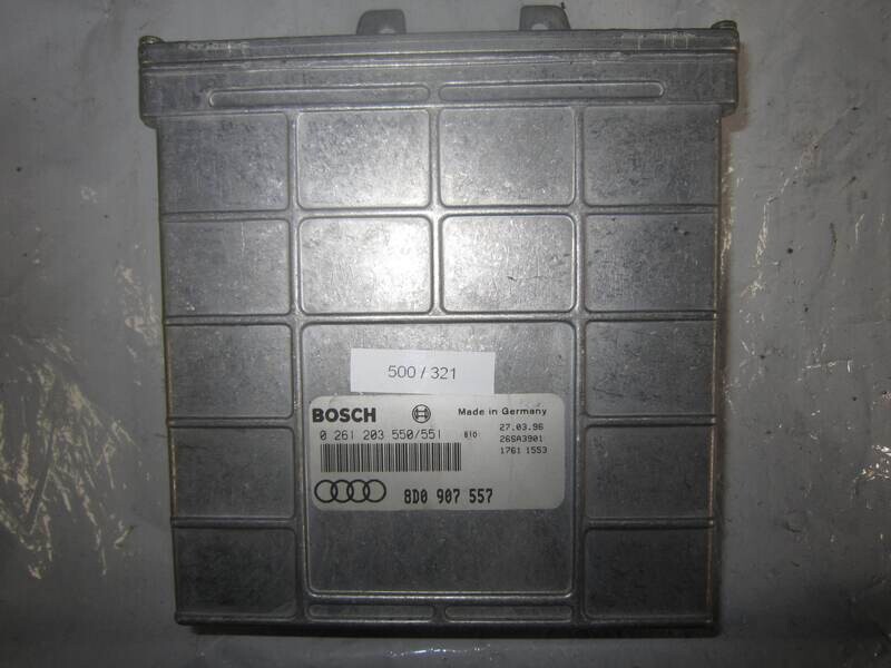 500-321 Centralina Motore Bosch 0 261 203 550/551 0261203550551 8D0907557 26SA3901 AUDI Benzina A 4