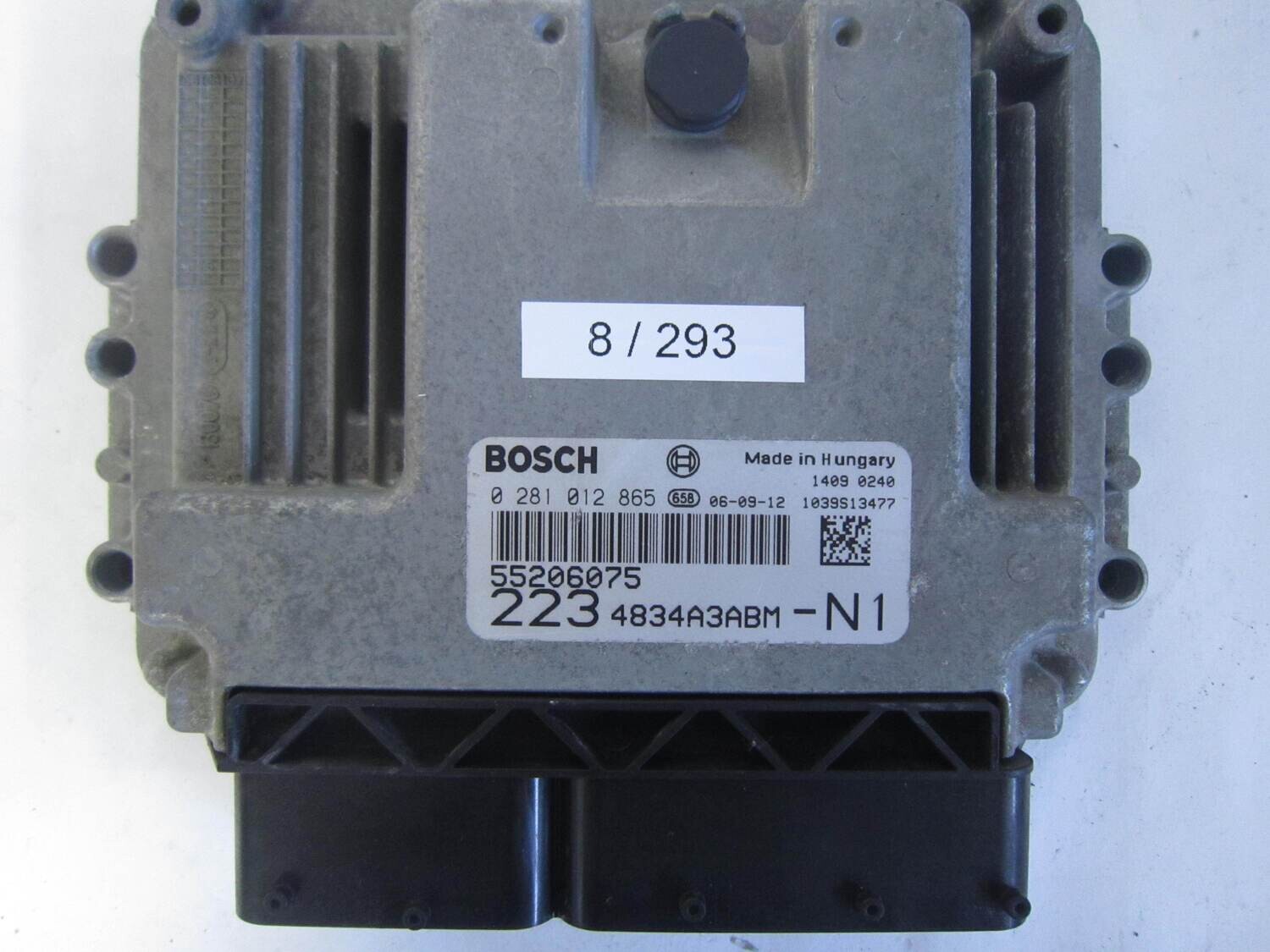 8-293 centralina motore bosch 0281012865 0 281 012 865 55206075  1039s13477  223 4834a3abm - n1 2234834a3abmn1   alfa romeo / fiat / lancia  doblo'