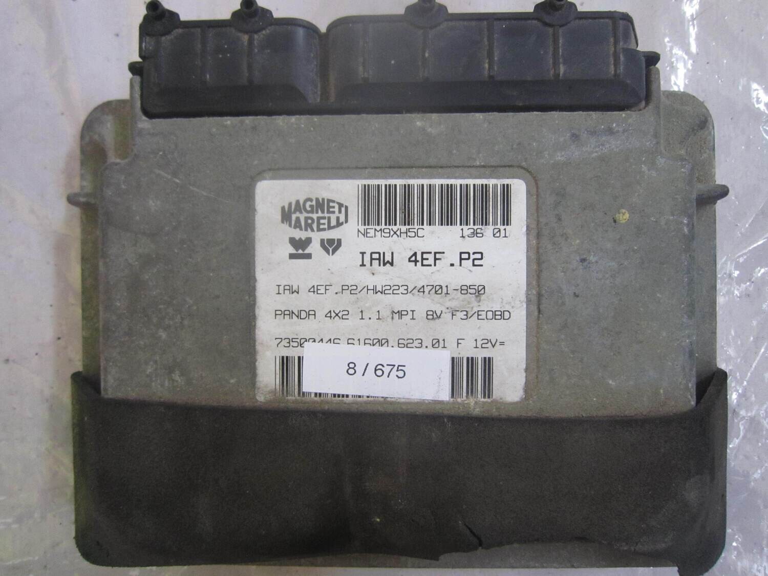 8-675 Centralina Motore Magneti Marelli 73500446 61600.623.01 6160062301 IAW 4EF.P2 ALFA ROMEO / FIAT / LANCIA Benzina PANDA 1.1