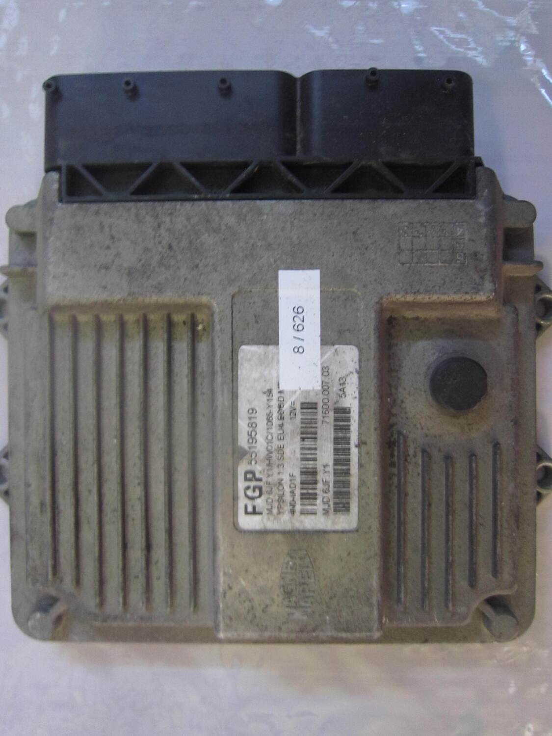 8-626 Centralina Motore Magneti Marelli 55195819 MJD 6JF.Y1 MJD6JFY1 71600.007.03 HW01C/1065-Y154 ALFA ROMEO / FIAT / LANCIA Diesel YPSILON 1.3
