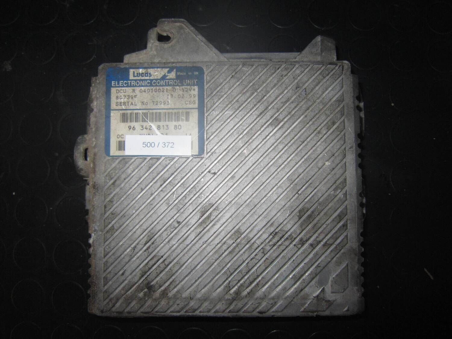 500-372 Centralina Motore Lucas 96 342 813 80 9634281380 R04010021 XUDLC01   CITROEN / PEUGEOT Diesel VARIE