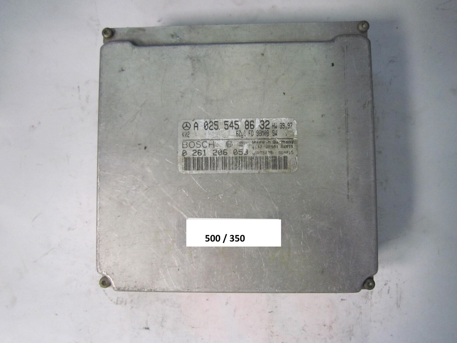 500-350 Centralina Motore Bosch 0 261 206 053 0261206053 A 025 545 86 32  A0255458632 28RT5075 K02 FD 98M08 Mercedes Benzina E 320 3.0