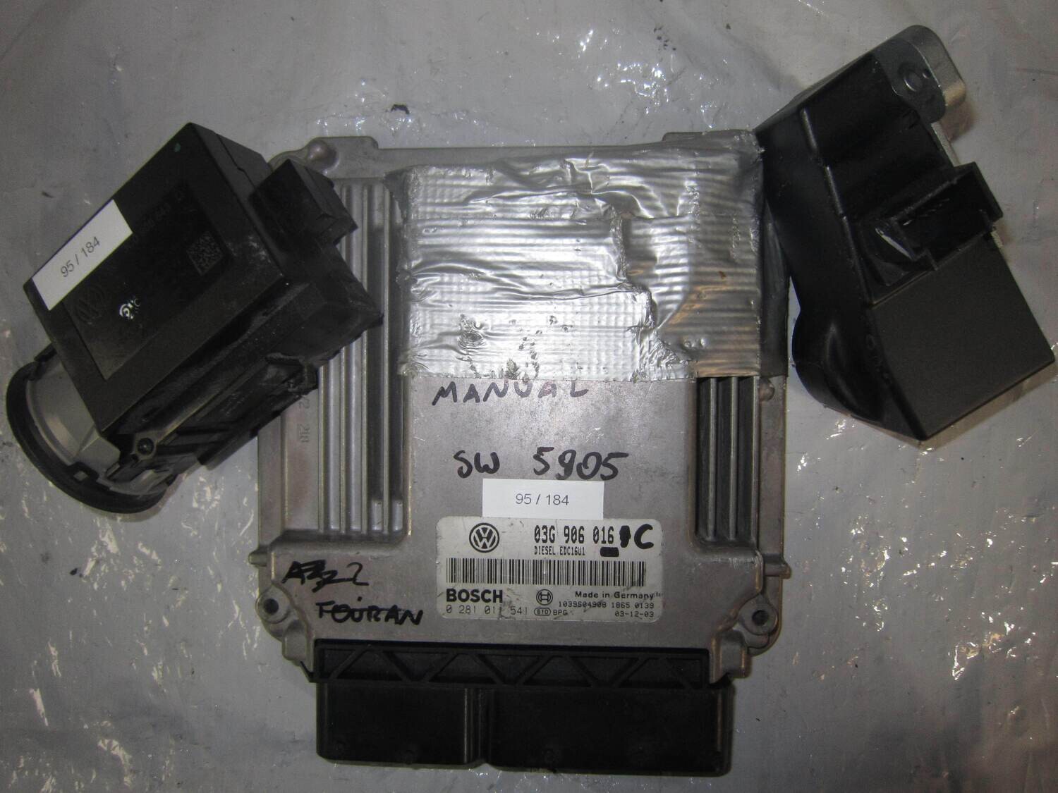 95-184 Kit Motore Volkswagen 0 281 011 541 0281011541 03G906016 EDC16U1 3C0905843 3C0905861 G Diesel TOURAN