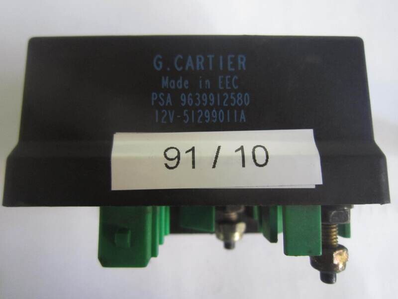 91-10 Rele' Candeletta Citroen / Peugeot 9639912580 51299011A Diesel   XSARA PICASSO