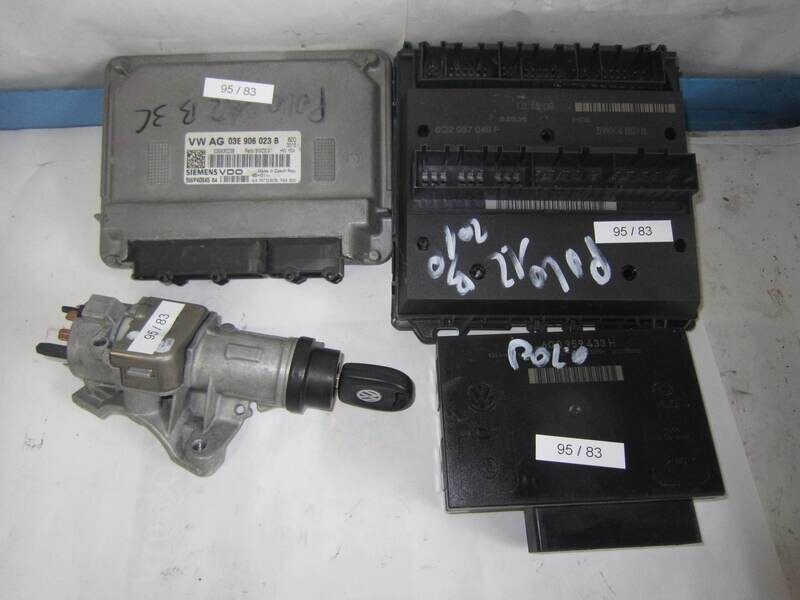 95-83 Kit Motore Volkswagen 5WP40845  03E906023B  4B0 905 851 4B0905851 SIMOS 9.1 HW 04 5WK4 8218  /  6Q2 937 049 F 6Q0 959 433 H Benzina POLO 1.2