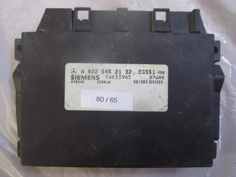 80-65 Modulo Controllo Della Trasmissione Siemens A 022 545 21 32 A0225452132 EGS51 5WK33965 97W40 Mercedes ML