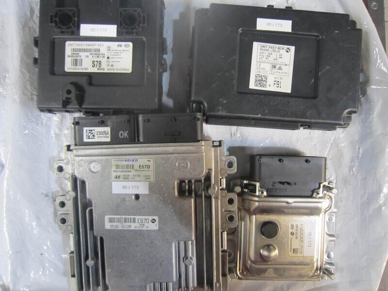 95-173 Kit Motore Hyundai 39100-2U120 391002U120 0281034750    29610-2U100 0281034750296102U100 SIM2K-510 95480J9070 TQ8-SMK-4E10 Benzina KONA