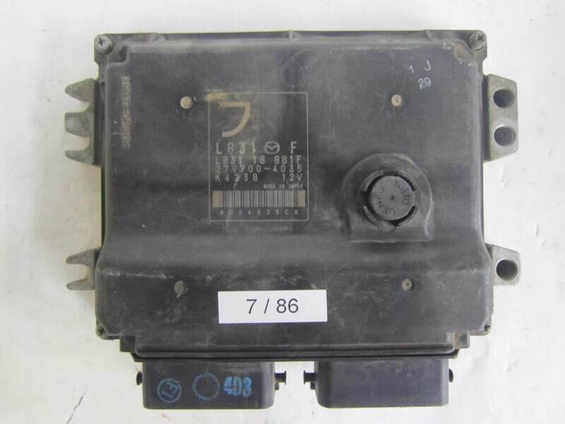7-86 Centralina Motore Mazda L83118881F L831 18 881F 279700-4035 2797004035 K4238      MAZDA   MX5 MX-5 MK3 1.8 16V