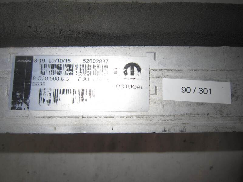 90-301 Intercooler Denso  52002837 8 C70 500 00 8C7050000 FIAT 136 E6 FIAT136E6     FIAT  Panda 1.3cc MJT