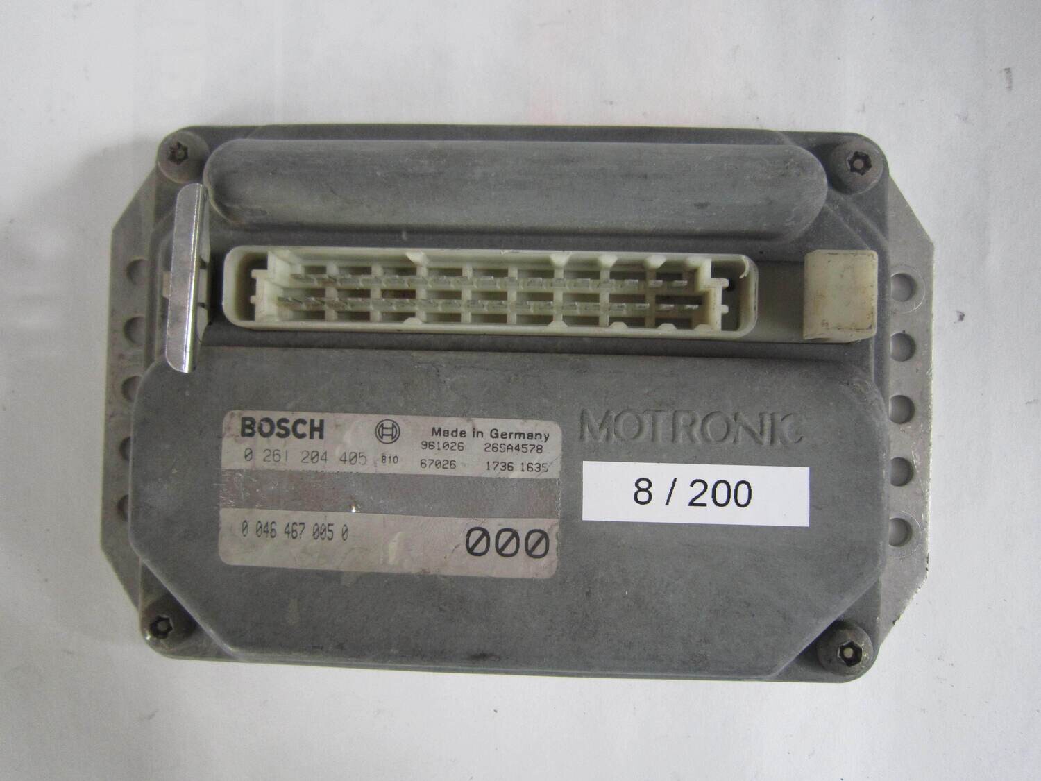 8-200 Centralina Motore Bosch 0261204405 0 261 204 405 0 046 467 005 0 00464670050 26SA4578      ALFA ROMEO / FIAT / LANCIA  BRAVO 1.4 12V