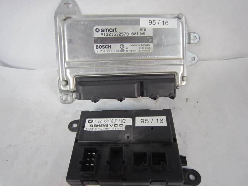 95-16 Kit Motore Smart 0 261 201 383 0261201383 A1321532579 001 A1321532579001 1039S21513 5WK11517ABF A 451 820 00 26 / 002 Benzina FORTWO 451