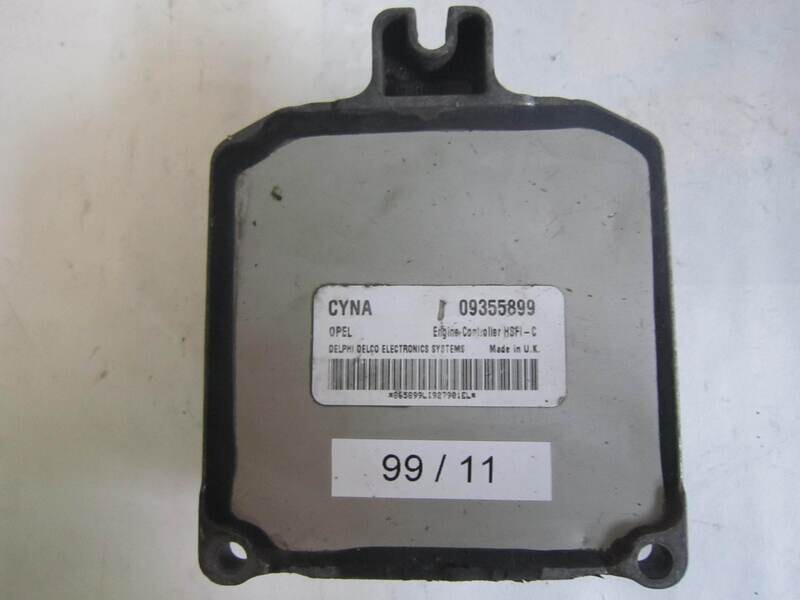 99-11 Centralina Motore Delphi CYNA 09355899 D98006 OPEL Benzina VARIE 1.4