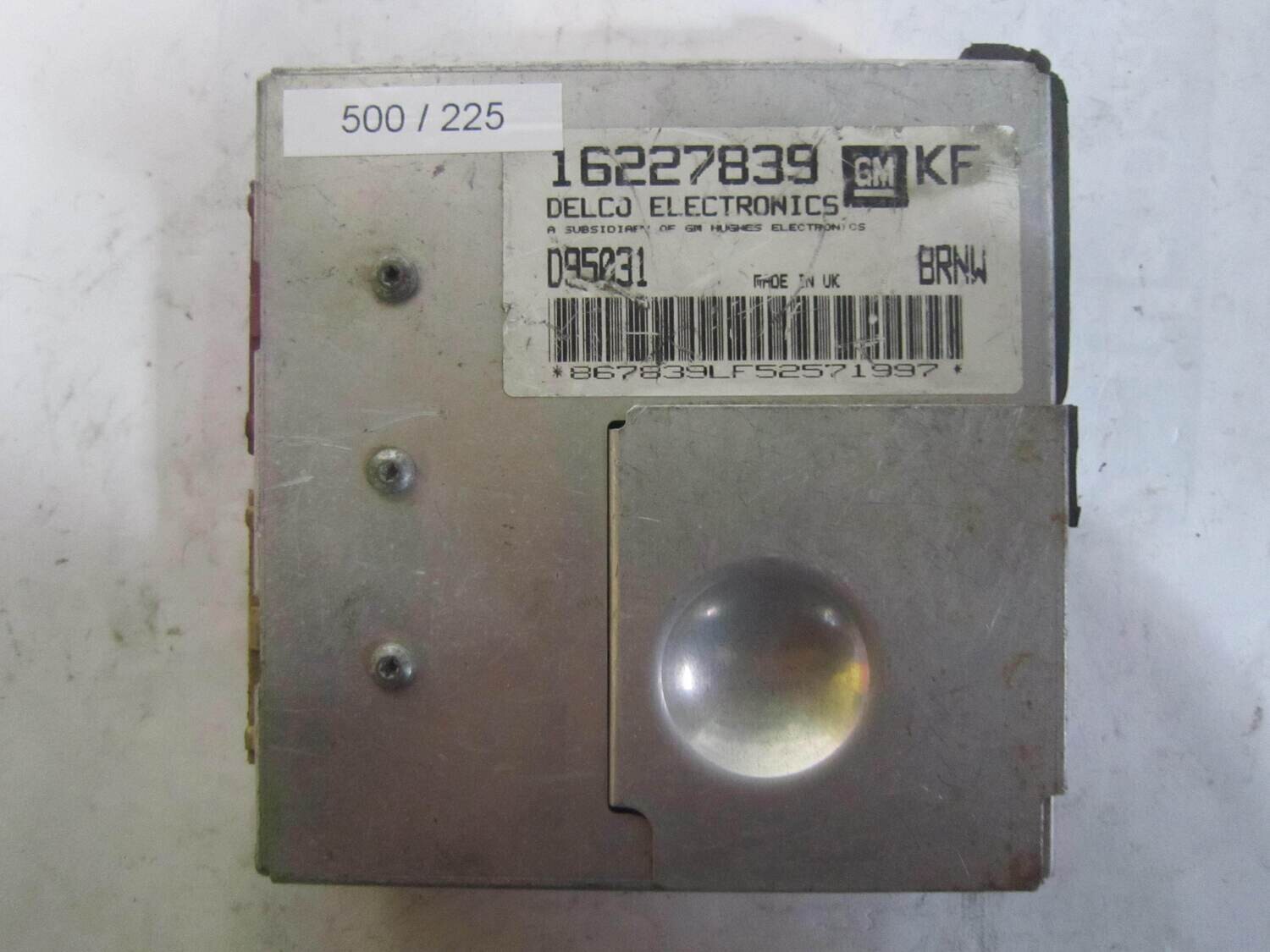 500-225 Centralina Motore AC Delco  16227839 D95031        OPEL  TIGRA