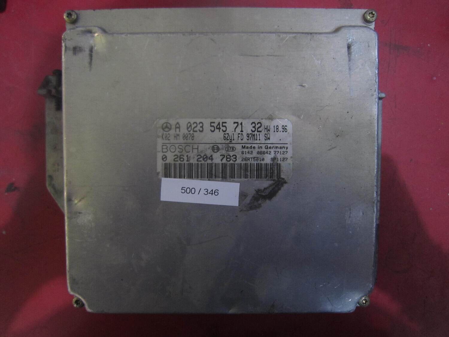 500-346 Centralina Motore Bosch 0 261 204 783 0261204783 A 023 545 71 32 A0235457132 K01 HM 0078 6ZJL FD 97M09 Mercedes Benzina ML 3.0