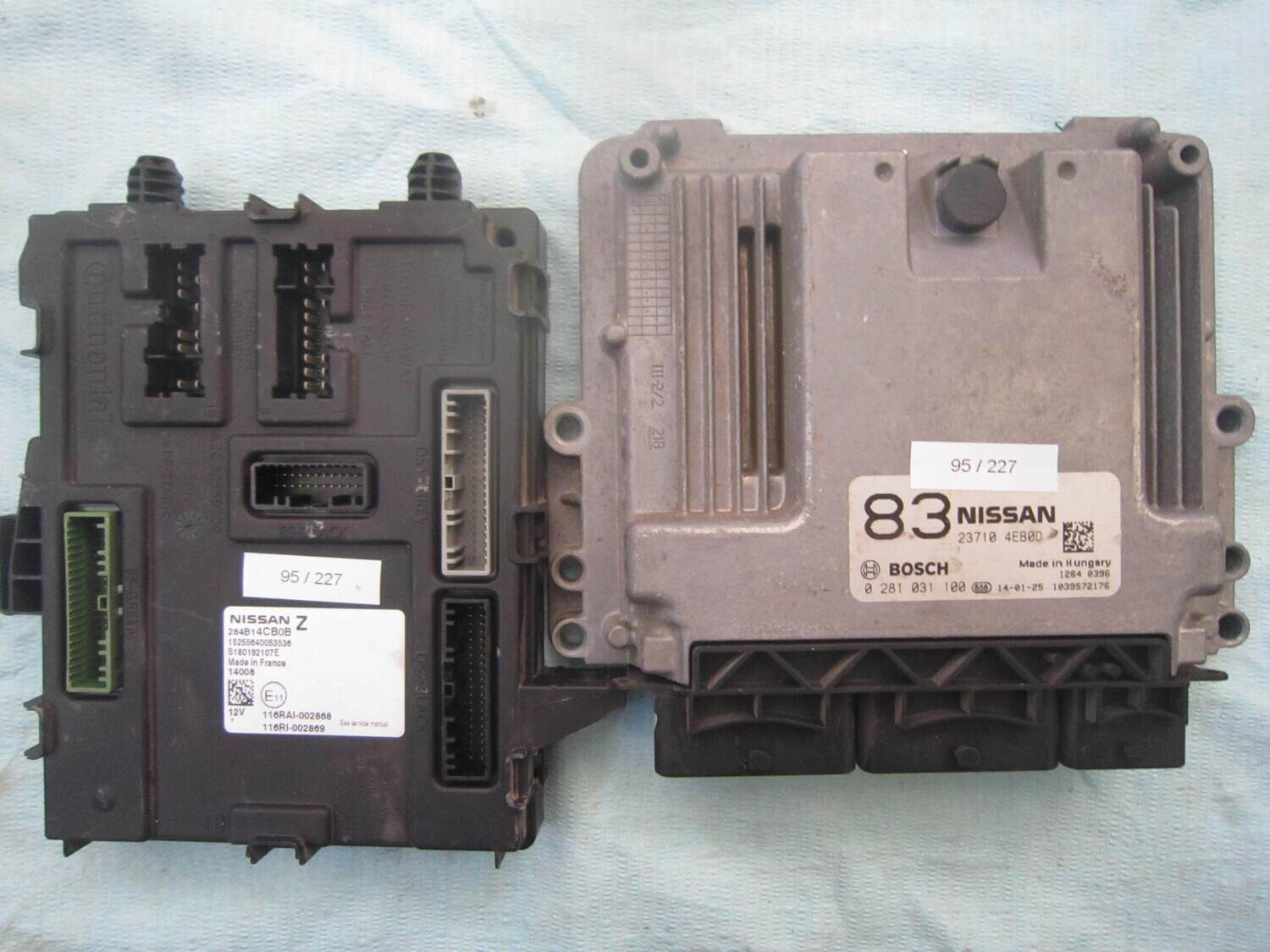 95-227 Kit Motore Nissan 0 281 031 100 0281031100 23710 4EB0D 237104EB0D 1039S72176 284B14CB0B S180192107E Diesel QASHQAI