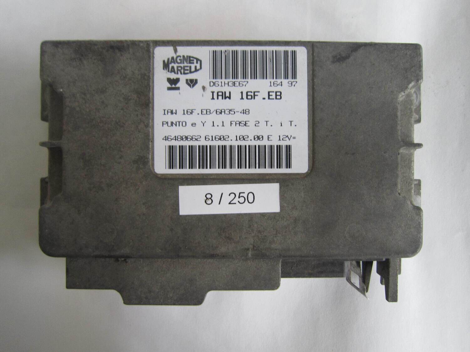 8-250 Centralina Motore Magneti Marelli IAW16FEB IAW 16F.EB 46480662  61602.102.00 6160210200     ALFA ROMEO / FIAT / LANCIA  PUNTO / YPSILON 1.1