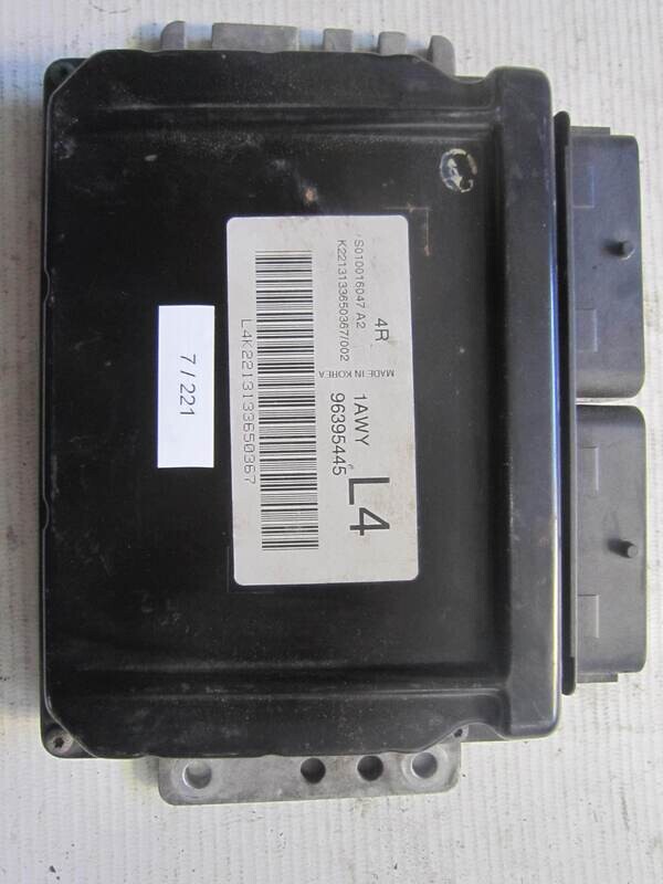 7-221 Centralina Motore Chevrolet S010016047 A2 S010016047A2 96395445 1AWY L4 Benzina LACETTI 0.8