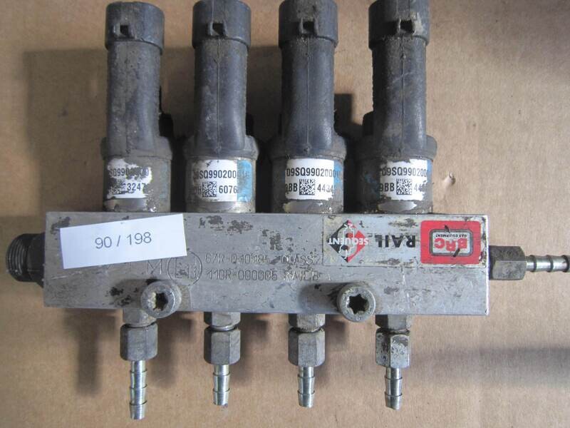 90-198 Rampa Iniettori GPL M.T.M.  110R-000005 RAIL 110R000005RAIL   09SQ99020001G 67R-010185 GENERICA Benzina/GPL