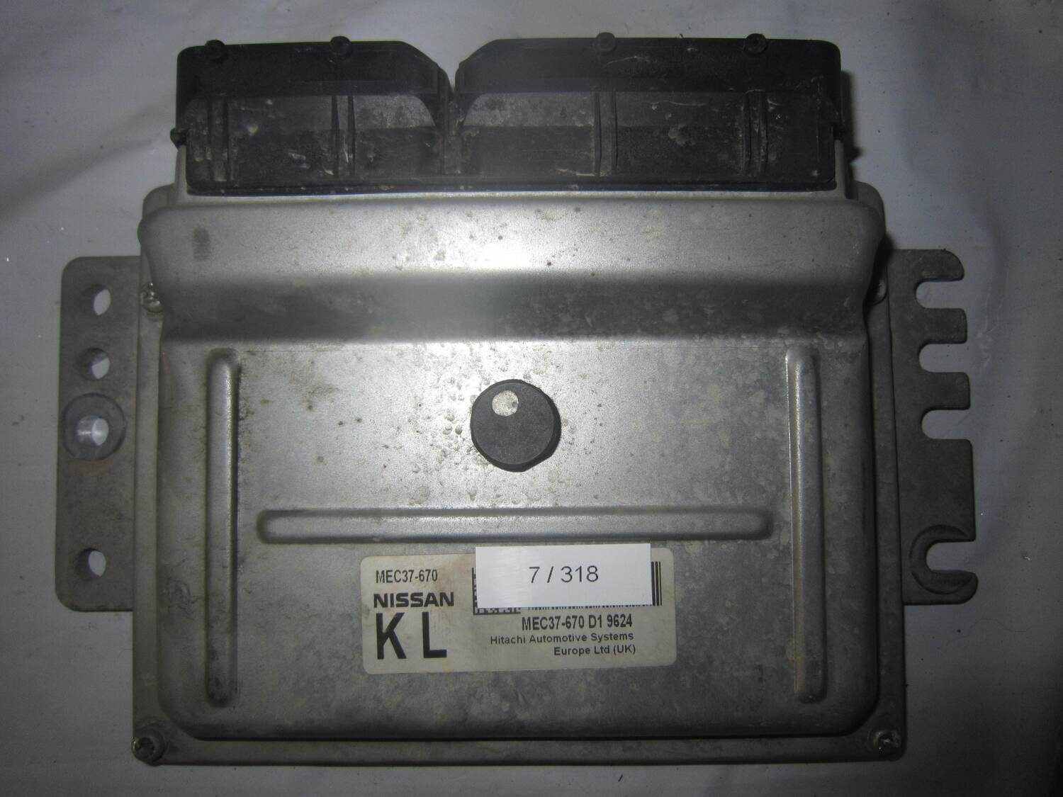 7-318 Centralina Motore Hitachi MEC37-670 MEC37670 MEC37-670 D1 9624 K L   NISSAN Benzina NOTE