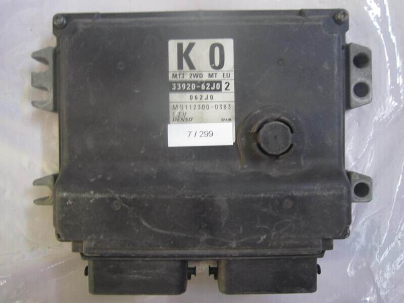 7-299 Centralina Motore Denso 33920-62J0 3392062J0 MB112300-0381 MB1123000381 M13 2WD MT EU K O SUZUKI Benzina SWIFT 1.3