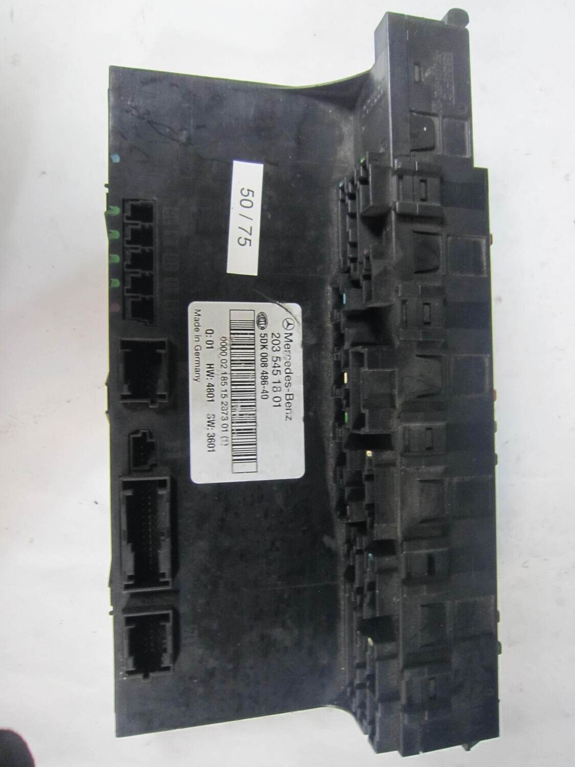50-75 Body Computer Mercedes Benz 203 545 18 01 2035451801 5DK 008 486-40 5DK00848640 SW3601 CLASSE  C