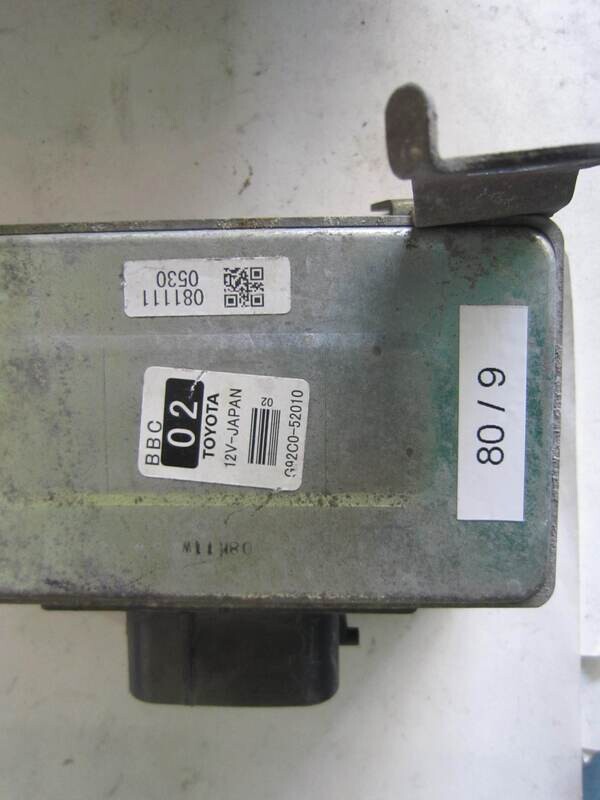 80-9 modulo convertitore toyota g92c0-52010     toyota yaris