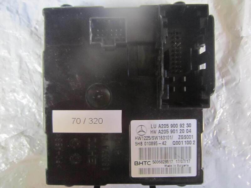 70-320 Centralina Clima Mercedes Benz A205 900 92 30 A2059009230 A205 901 20 04 A2059012004 5HB 010895-42 VARIE