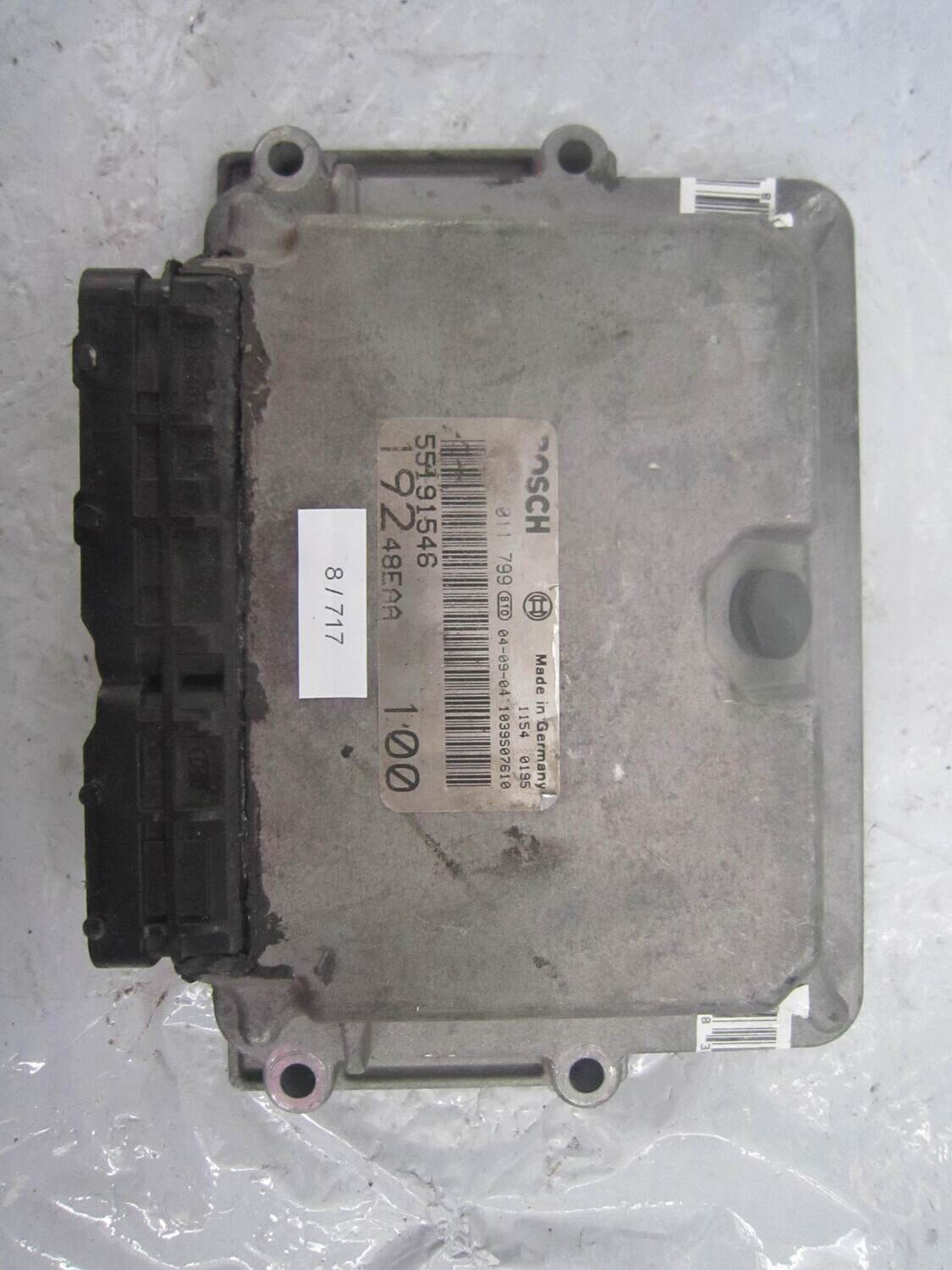 8-717 Centralina Motore Bosch 0 281 011 799 0281011799 55191546 192 48EAA  100   ALFA ROMEO / FIAT / LANCIA Diesel STILO