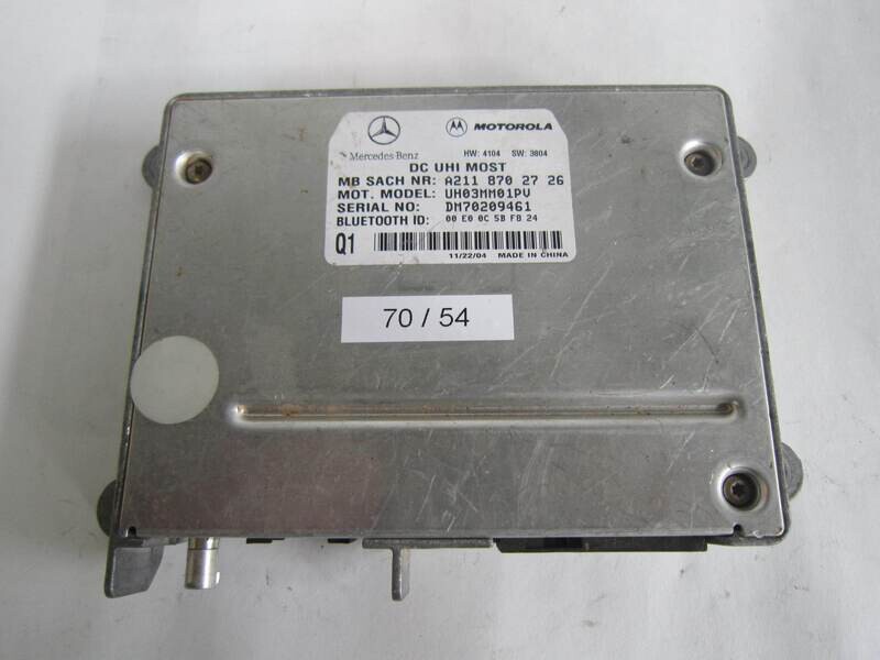 70-54 Centralina Bluetooth Motorola A211 870 27 26 A2118702726 UH03MM01PV Mercedes VARIE