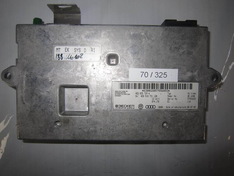 70-325 Modulo di Controllo Becker 4E0 035 729 A 4E0035729A BE6300 4E0910731120 AUDI VARIE